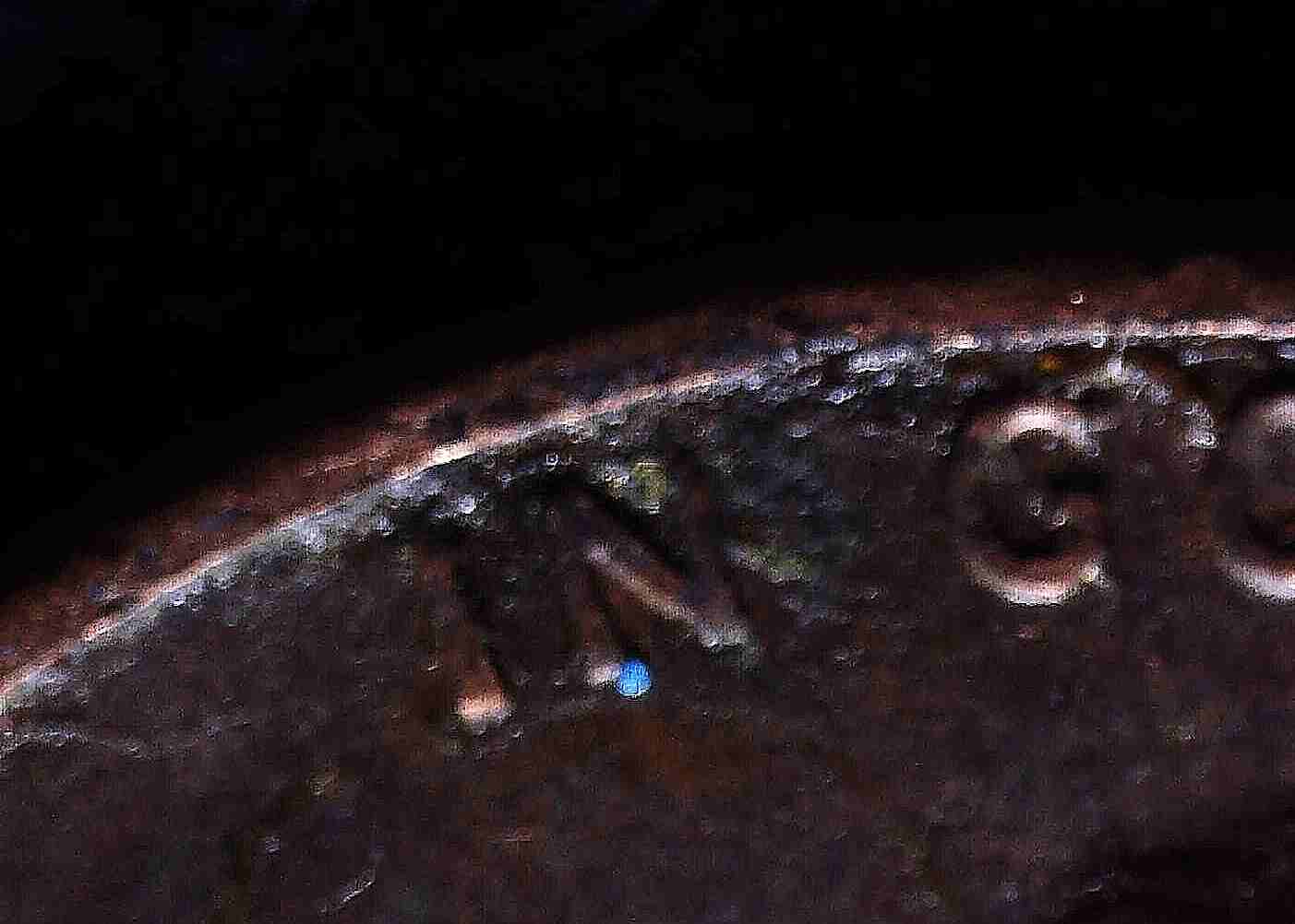 1982-Small-Date-Zinc...lamination-Damage